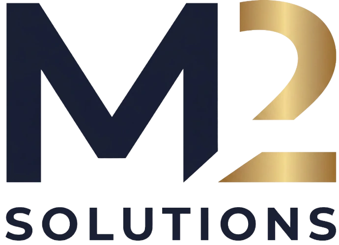Logo M2 Solutions - Aménagement des espaces de travail et bureau professionnel à Annecy